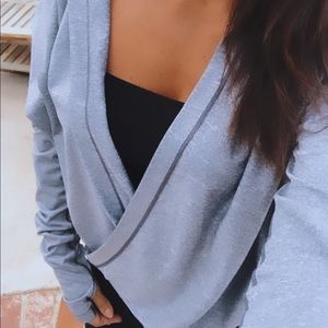 Yoga Shawl with hoodie